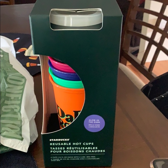Starbucks Other - Starbucks Halloween glow in dark cups new Starbucks Other - Starbucks Halloween glow in dark cups new